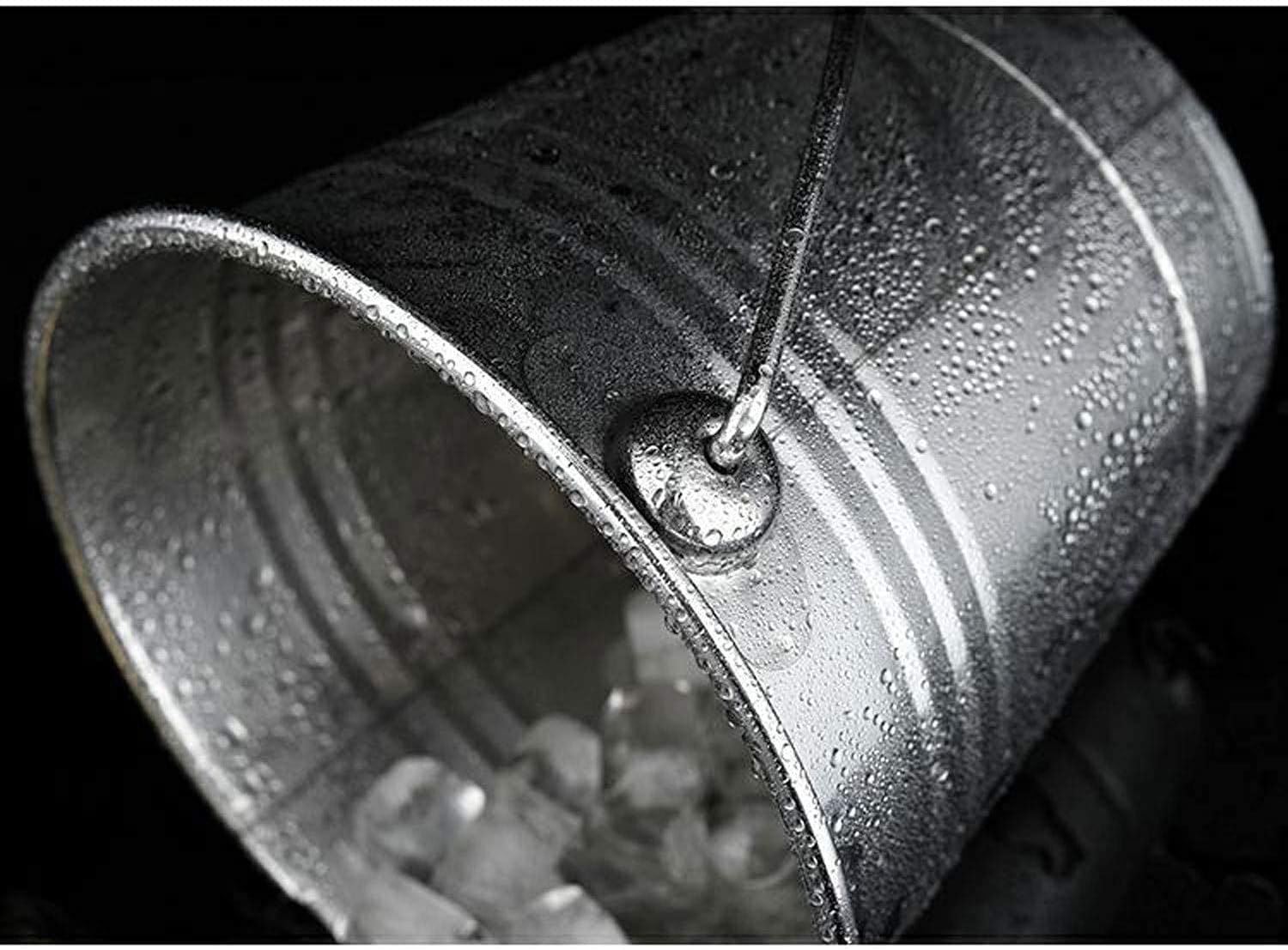 Ice Bucket, Ice Bucket with Ice Tongs 1.5/2.0/2.5/3.0L Stainless Steel Ice Bucket Champagne Wine Bucket Cooler for Bar Restaurant,Party