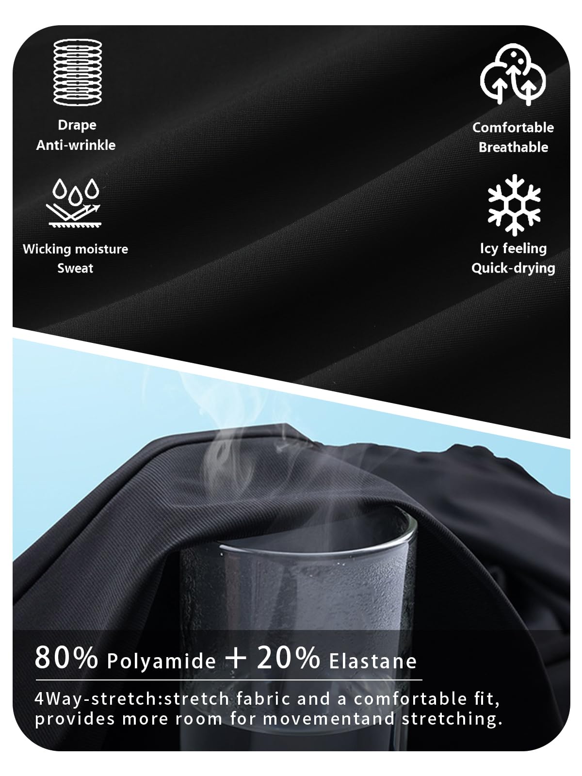 Lot de 3 pantalons de survêtement pour homme avec poches à fermeture éclair, extensibles, légers et athlétiques, pour jogging, course à pied, entraînement, salle de sport