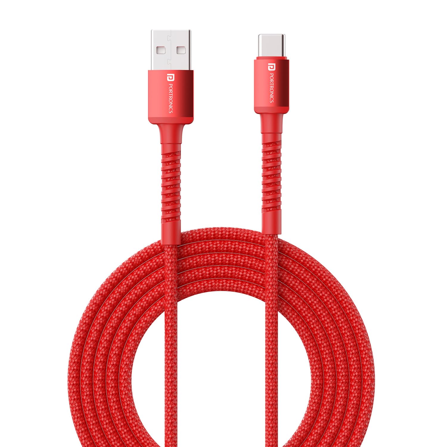 Portronics Konnect X Unbreakable Nylon Braided USB A to Type C Cable with 6Amp Output, Compatible with OnePlus, Oppo, iPhone 15, iPad & other Type C Smartphone & Devices, 1M Length (Red) (B0CSNKC44N) Amazon Price History, Amazon Price Tracker