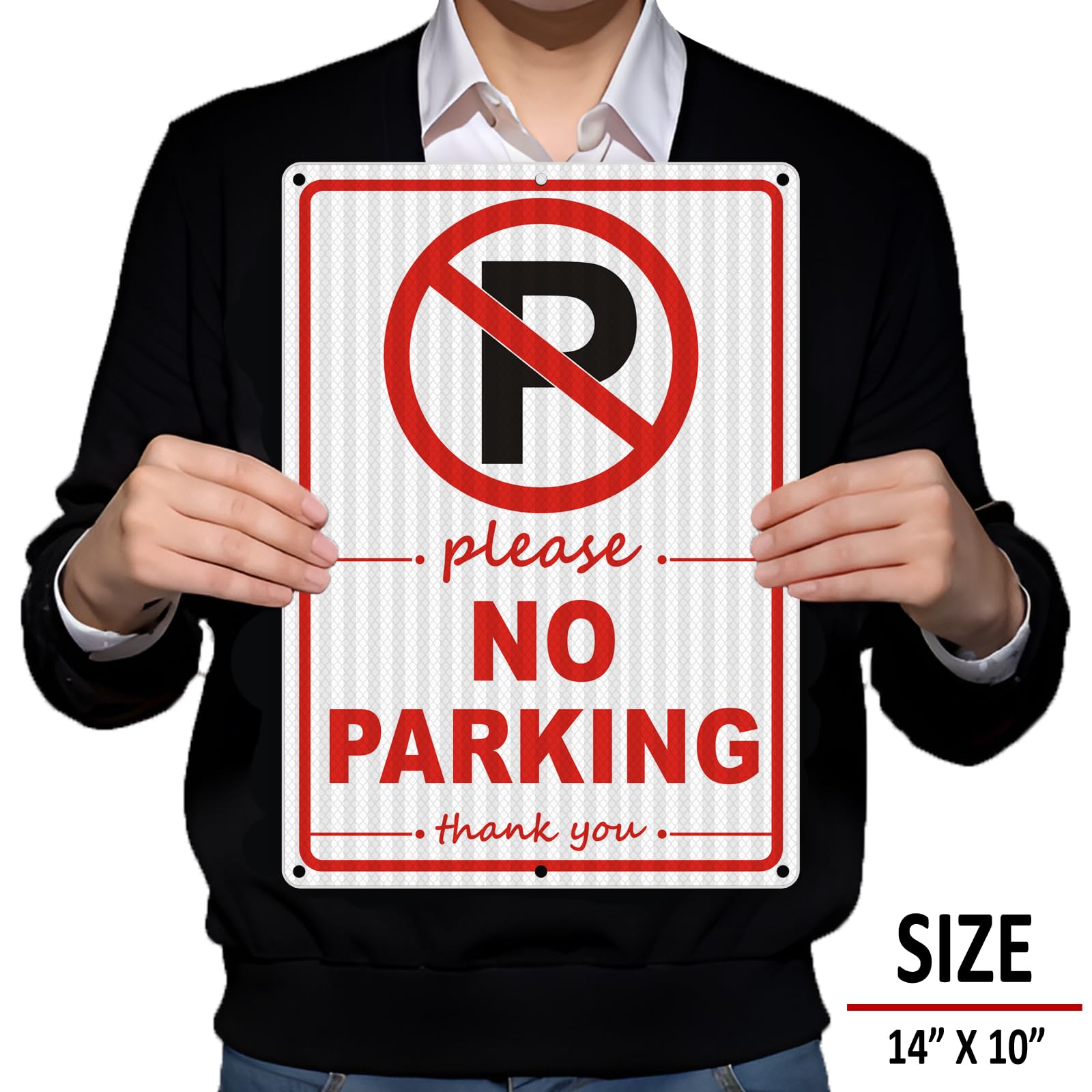 2 Pack No Parking Do Not Block Gate Signs 10 X 14 Iceland - View #7