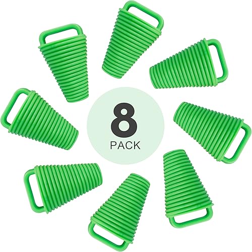 Kit de 8 tapones para kayak, tapones de goma termoplástica, orificios de drenaje, tapón con mango