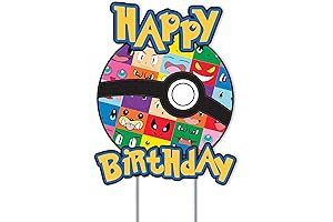 Pokemon Cake Toppers for 7th Birthday Party