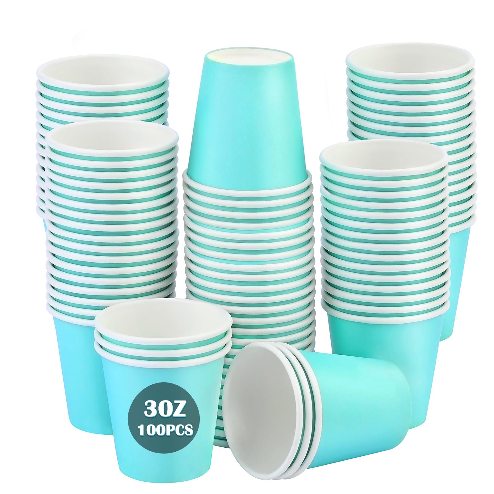 100 sztuk jednorazowych kubków, papierowych kubków 85 ml, filiżanki do espresso, jednorazowe kubki łazienkowe, 85 ml kubki do łazienki, przekąski, espresso, płyn do płukania ust