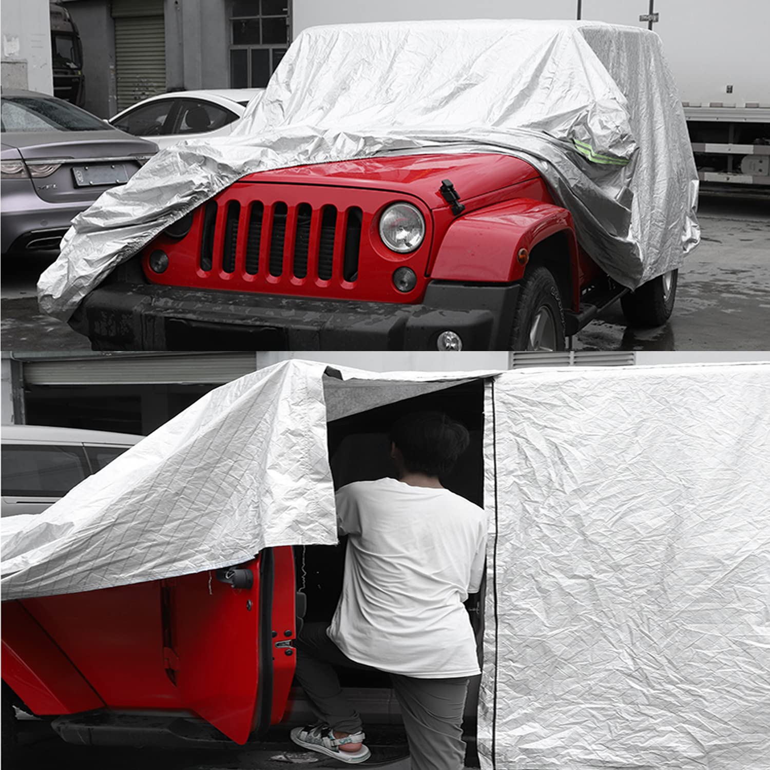 Amazon.co.jp: YOCTM ボディカバー ジープ ラングラー（Jeep Wrangler 