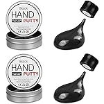 JOYPRO Magnetic Slime Putty, Magnetic Space Putty Slime with Upgraded Magnet Toys for Kids Adults, Fidget Toy Stress Reliever Puddy Toys for Christmas Birthday Gifts Stocking Stuffers (Black,2 Pack)