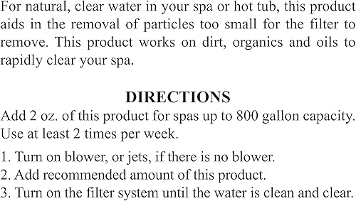 Miniatura 10 de Spa Choice 472-3-1021-06 Transparente y brillante para spas y jacuzzis (paquete de 6), 1 pinta