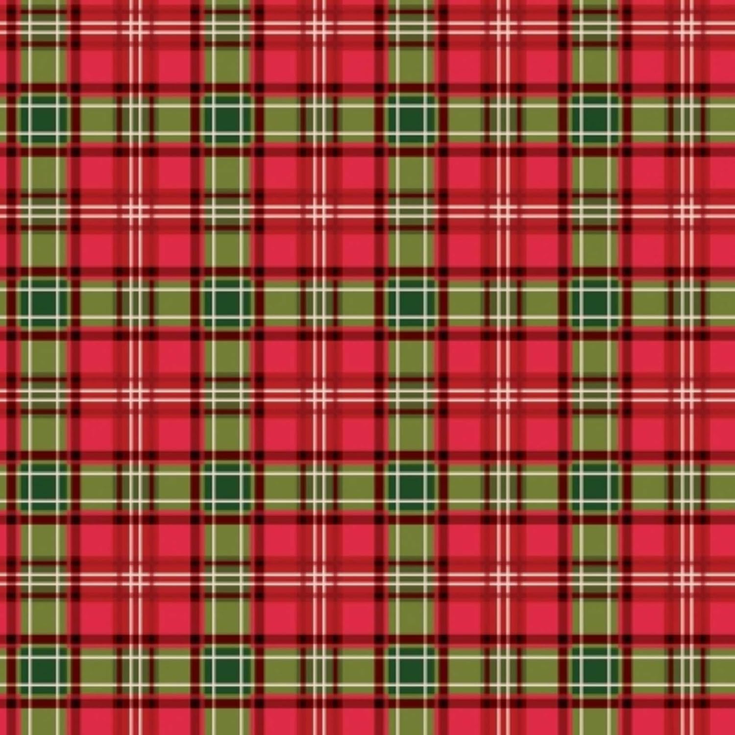 Riley Blake Christmas Memories C8698 Multi Red/Green Plaid BTY