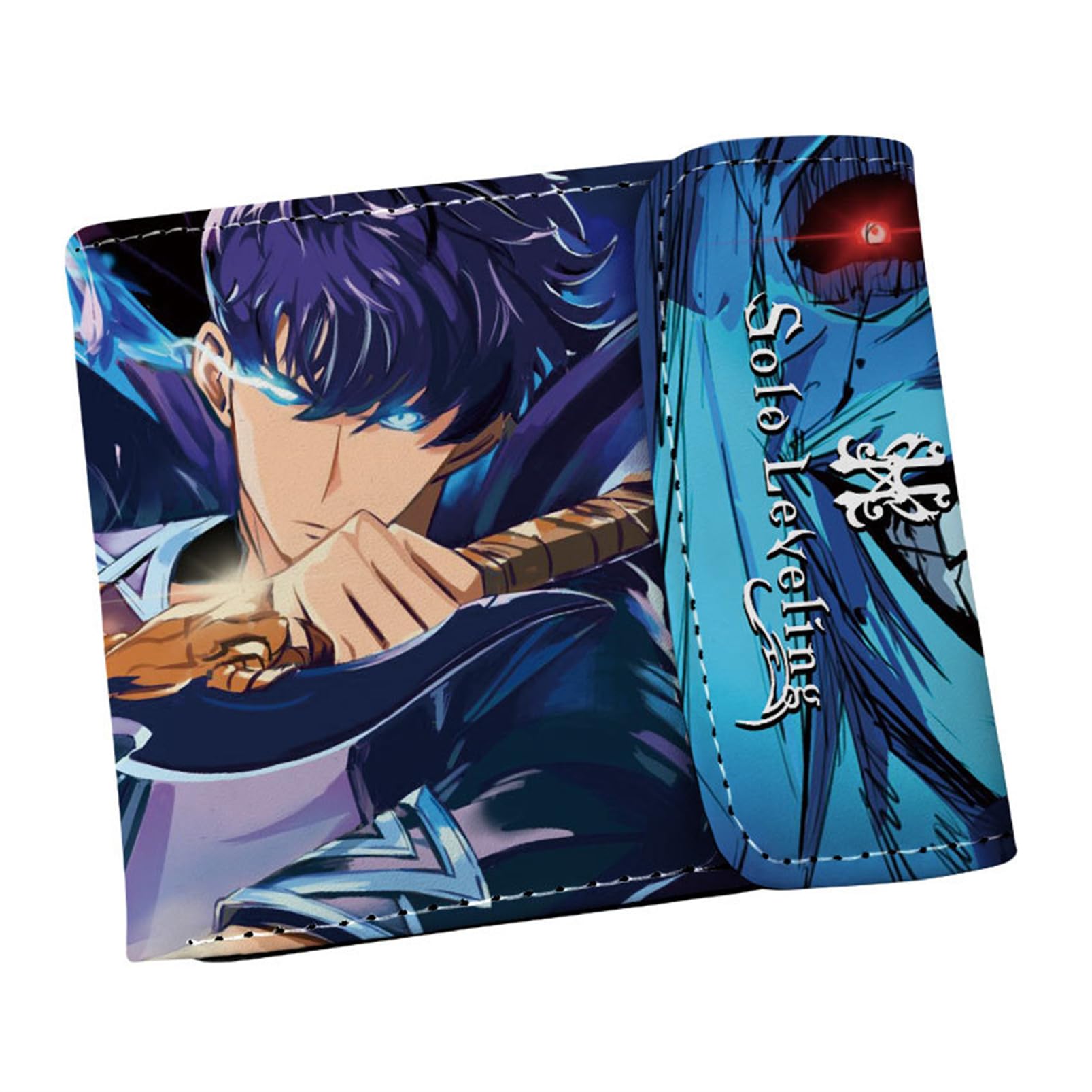 ISaikoy Anime Solo Leveling Wallet Bifold Credit Card Case Passport ID Card Holder 2