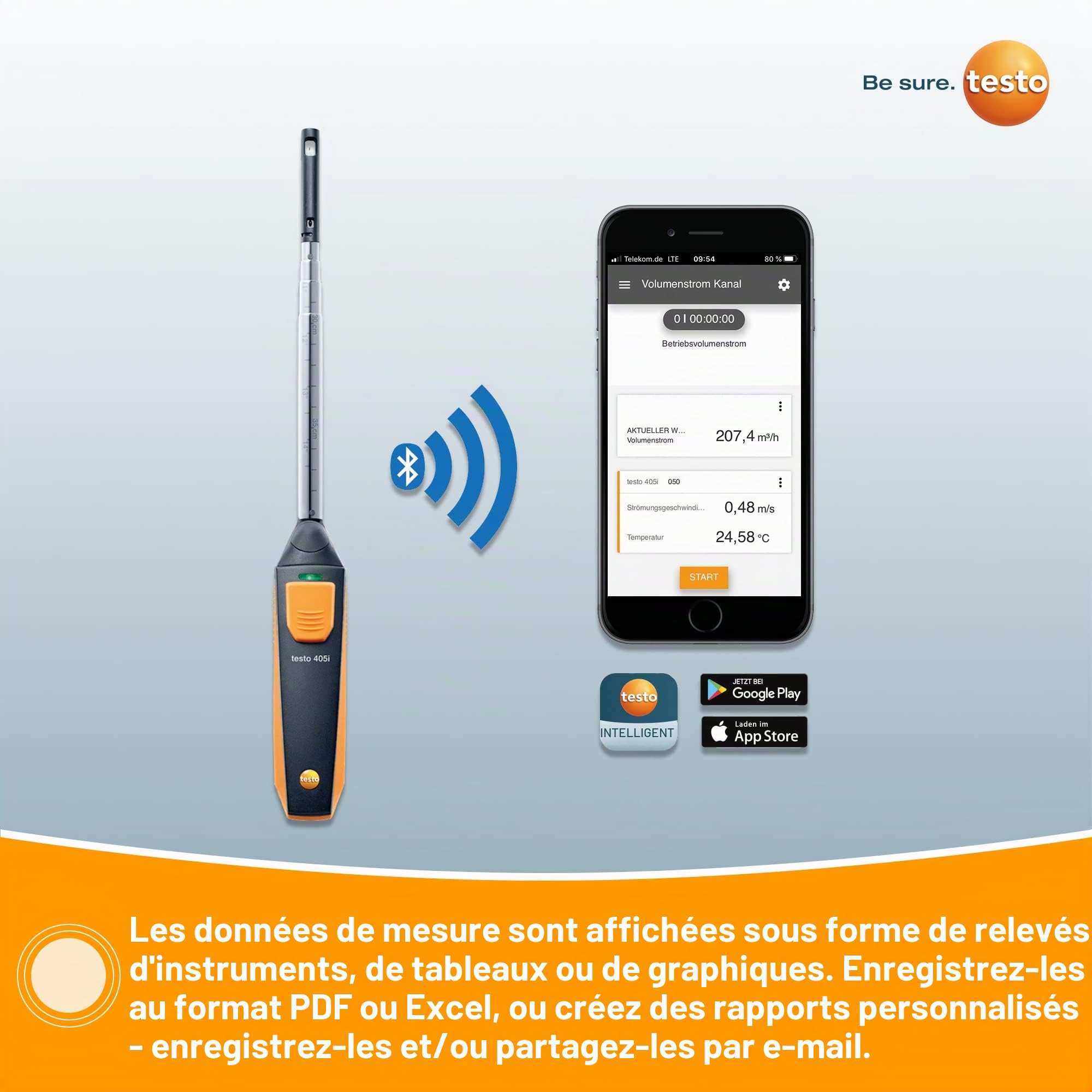Thermo-anemometre Testo 405i