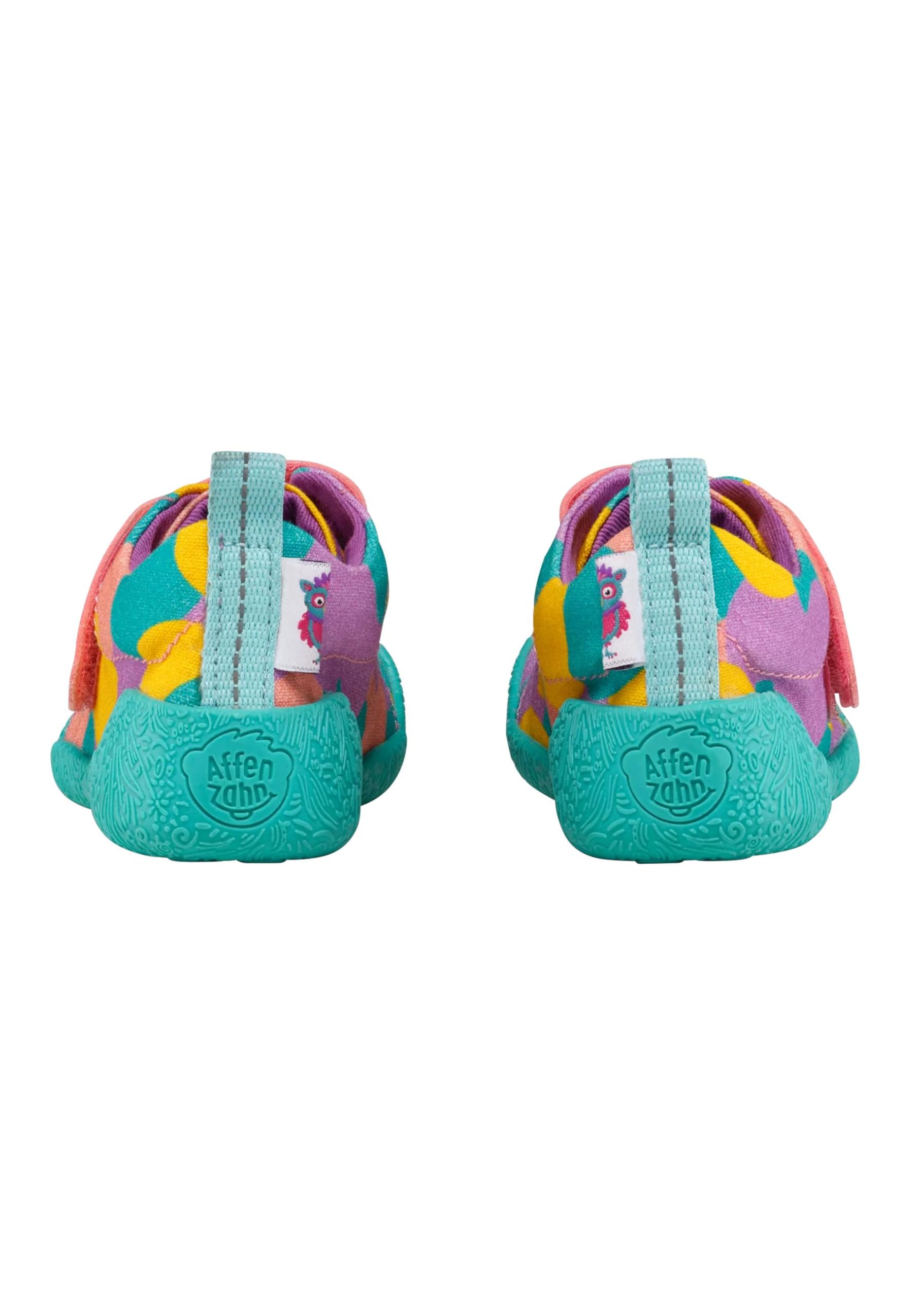 Affenzahn Scarpa Primi Passi Cotone Smally Antiscivolo, con Chiusura a Strappo, Flessibile, Leggero, Taglia 19-25