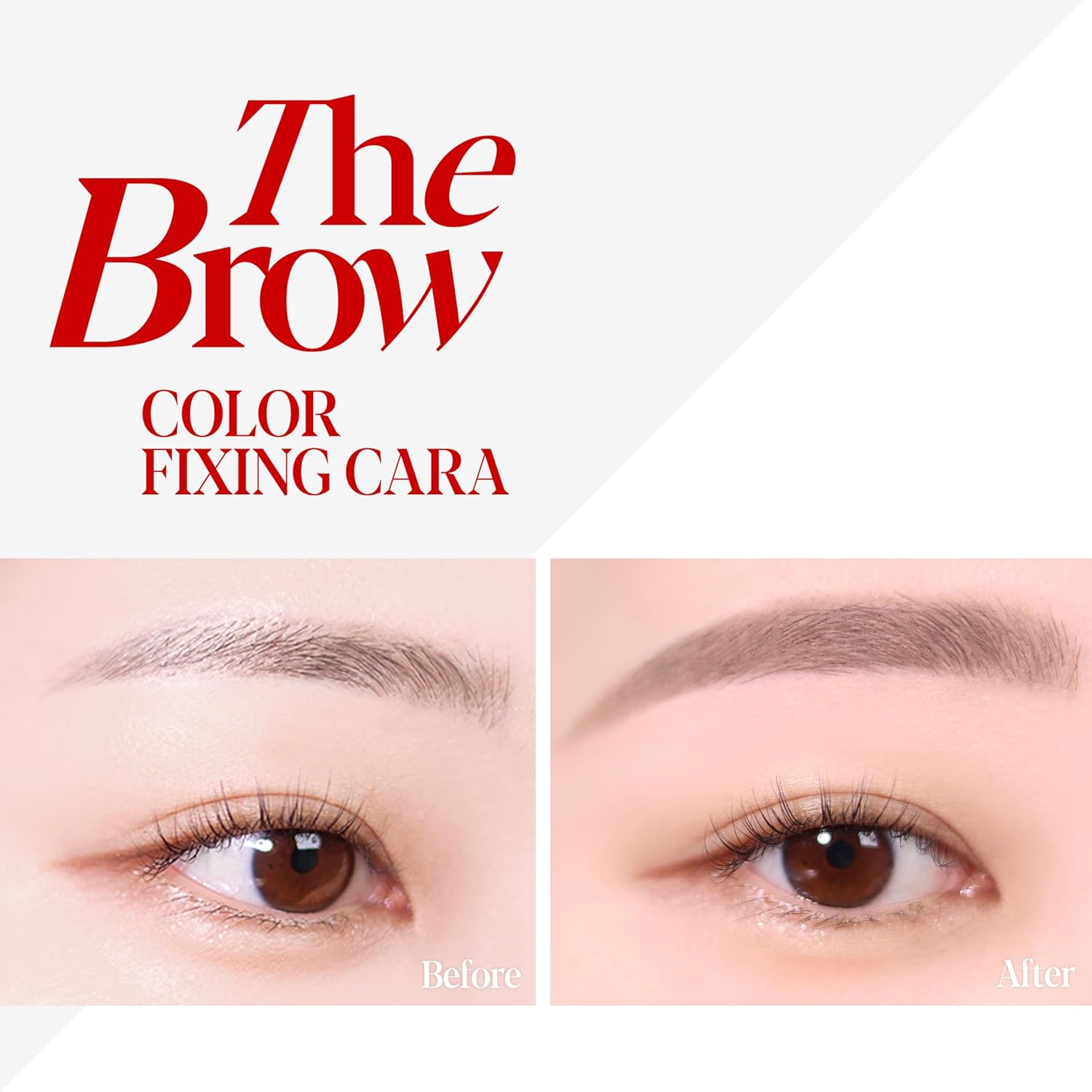 Espoir The Brow Color Fixing Cara #2 Taupe 0.1 fl oz | Easy Fixing without Clumping with Skinny Brush | Long Lasting Smudgeproof Eyebrow Mascara | Soft Mood Coloring Tinted Gel | Korean Eye Makeup - Image 9