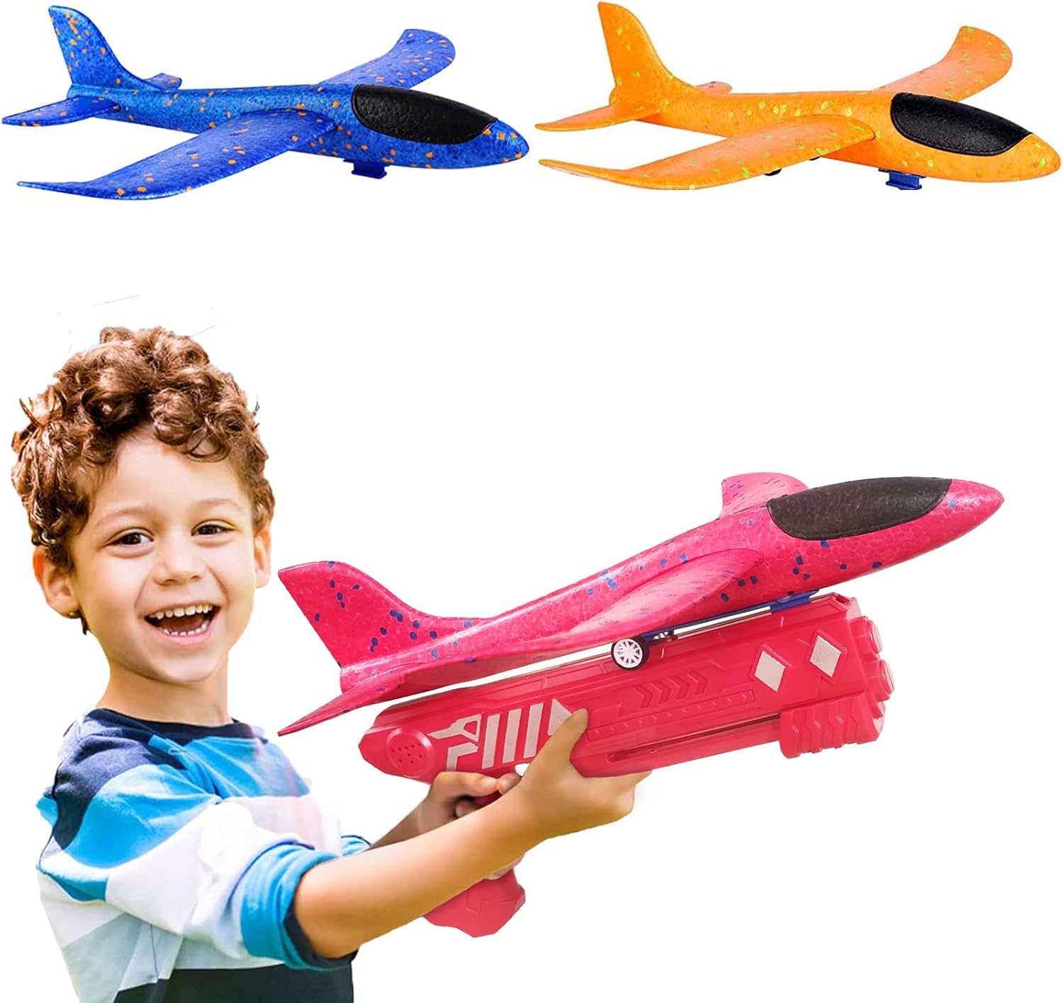 ZYHLTD Foam Airplane Launcher Toys, Airplane Launcher Toys Set