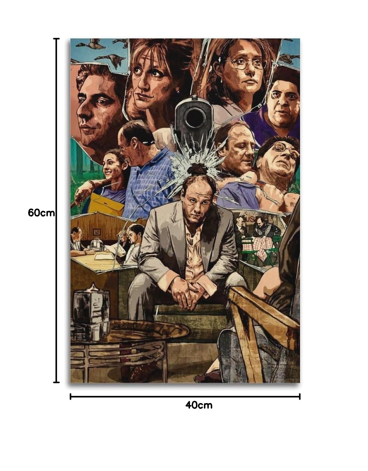 GPCLJW The Sopranos Art waterdichte moderne