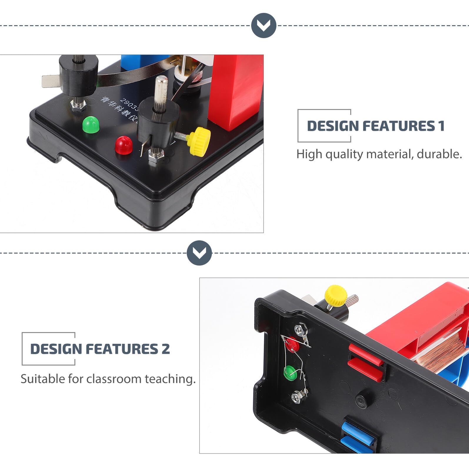 Modelo de Generador Manual de Plástico para Experimento de Circuito