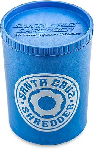 Santa Cruz Shredder Recipientes para almacenamiento de hierbas y especias, recipiente hermético con protección UV de 0.5 onzas, tarro ultraligero y