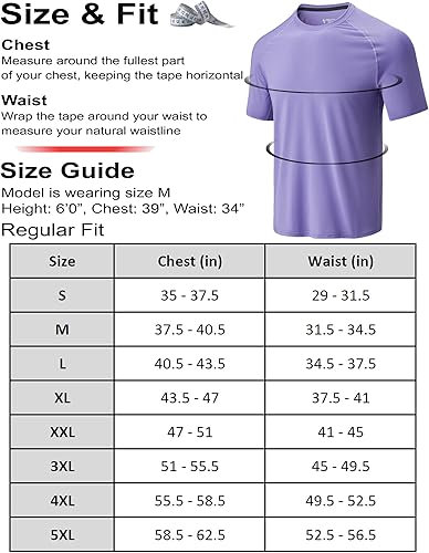 Vista 7 de Paquete de 5 camisetas de manga corta, con cuello redondo y de secado rápido para hombre, camisetas deportivas para correr, entrenar o ir al gimnasio