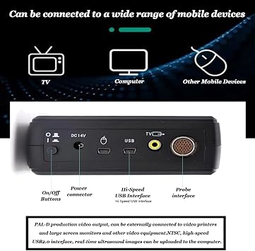 Portable Ultrasound Machine for Pregnancy - Digital Sonogram Machine with 3.5 MHz Probe and Panels - Perfect for Sheep, Dogs, Cats, and Pigs Pregnancy Testing