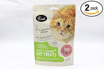 Round Shape cat Bites Shrimp Flavour ( Pack of 2)