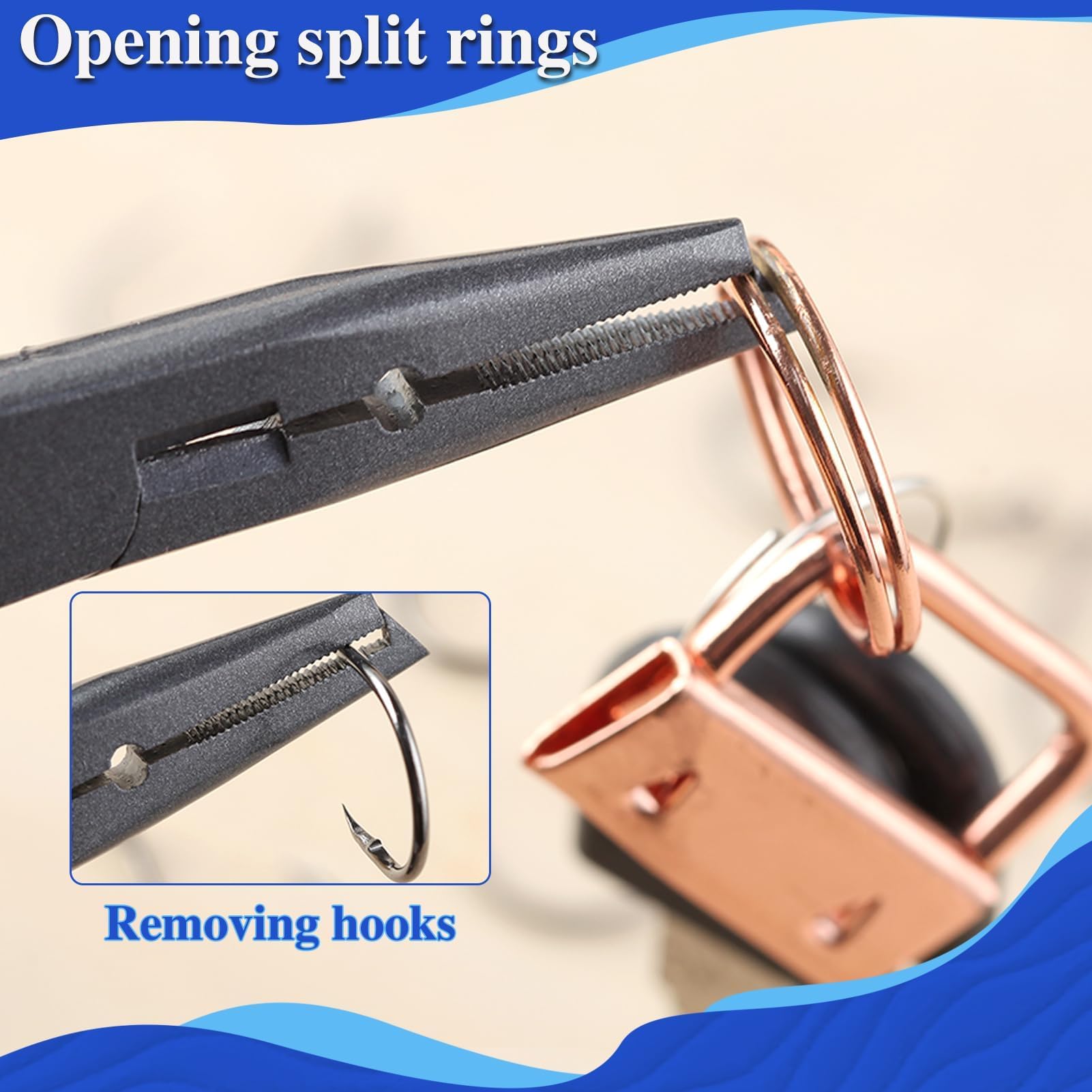 SPEEDWOX Pince De Pêche Pour Enlever Les Hameçons - Mini Pince à Anneau