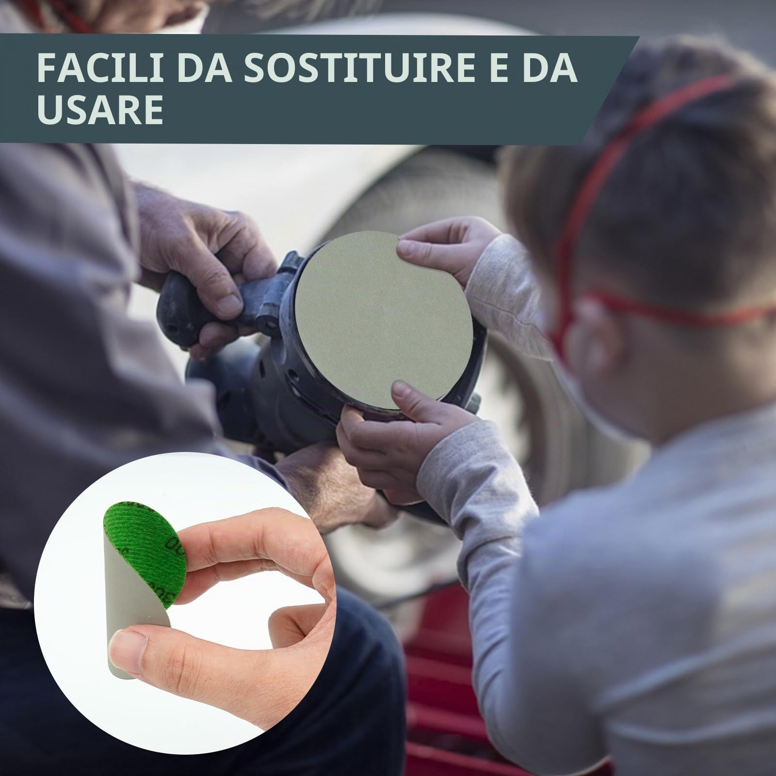 70 Pezzi Dischi Abrasivi 75mm Dischi Abrasivi Auto-Agrippanti Grana 180/240/320/400/600/800/1000/1200/1500/2000/2500/3000/4000/5000, Carta Vetrata Secca ad Acqua, per Smerigliatura Fresatura Incisione