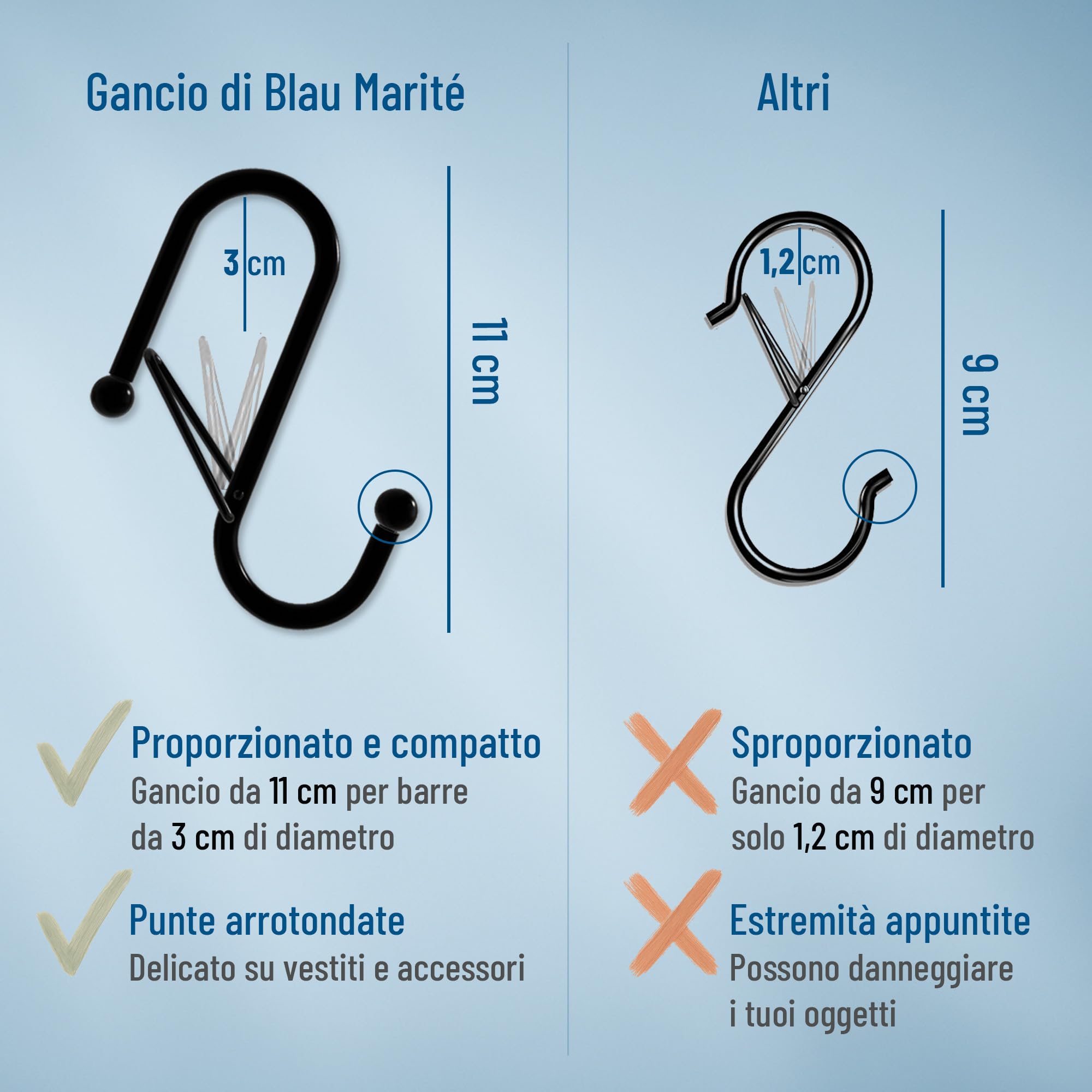 5 ganci in acciaio inox, ganci da appendere, ganci da cucina, per bagno, cucina, camera da letto | Leroy Merlin