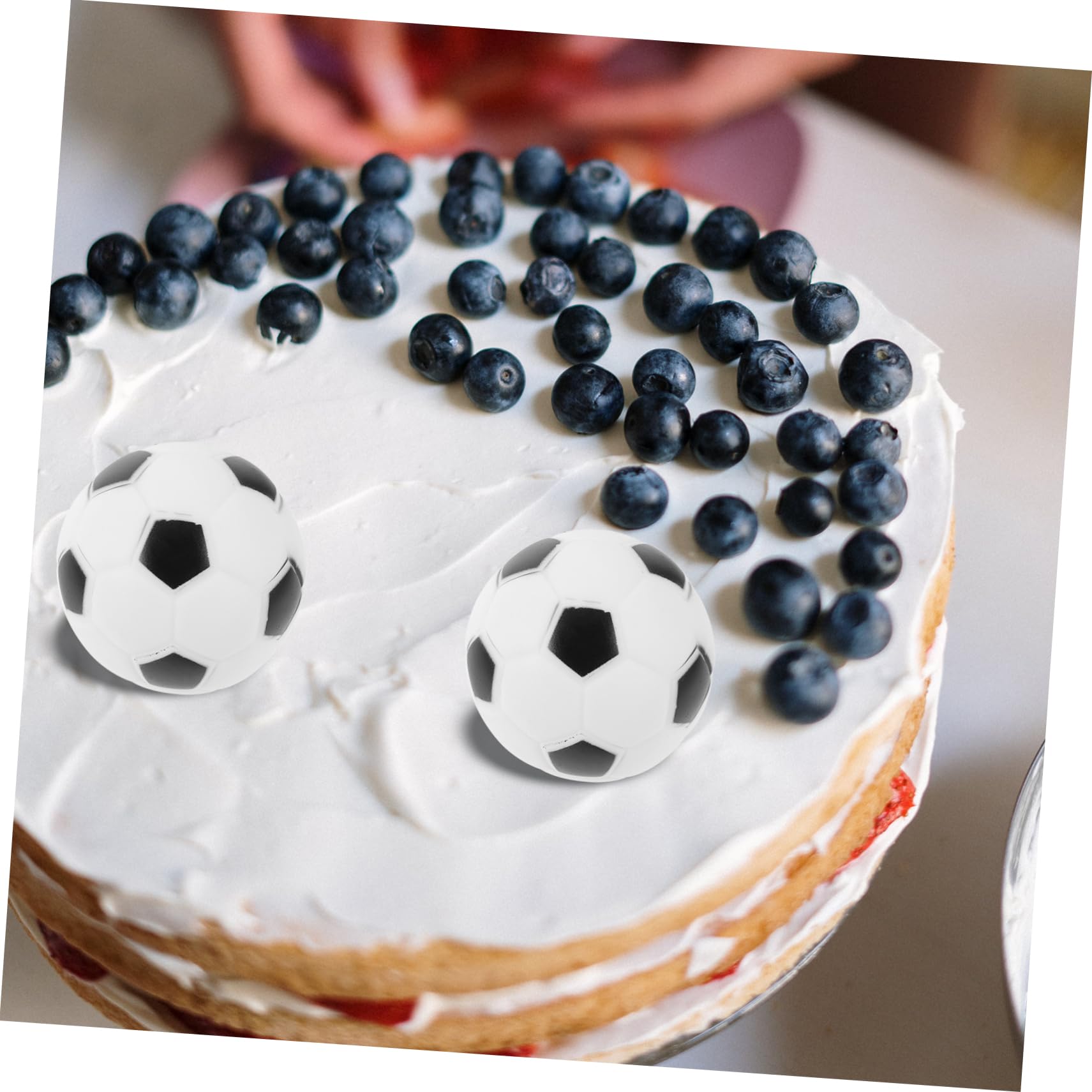 12pezzi Decorazioni per Torte Calcio per Feste di Compleanno e Temi Sportivi Accessori per Torte e Cupcake Decorazioni Festive