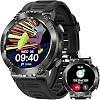 Smart Watch for MenAnswerMake Calls, 1.32” Military Smart Watches for Men Outdoor Fitness Watch with Heart RateSpO2Sleep Monitor Pedometer Tactical Smartwatches for iPhone Android