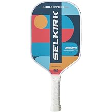 SLK Evo Control XL Pickleball Paddle | G8 Power Carbon Fiber Pickleball Paddle Face with Spin Flex Surface and Rev-Control Polymer Core | Designed in USA | Holderness Family | T700 CarbonFusion Rev-Control