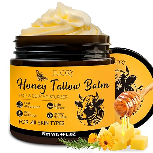 Sarga de ternera para la piel, bálsamo de sebo no graso para todo tipo de piel, bálsamo de ternera y bálsamo de miel con fórmula natural, hidratante