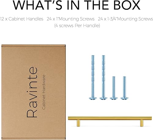 Vista 37 de Ravinte Tiradores de gabinete de 10 pulgadas, color negro mate, tiradores de acero inoxidable para gabinetes de cocina, tiradores de gabinete de 10