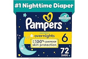 Swaddlers Overnights Diapers, Size 6: Premium Protection for a Peaceful Night's Sleep