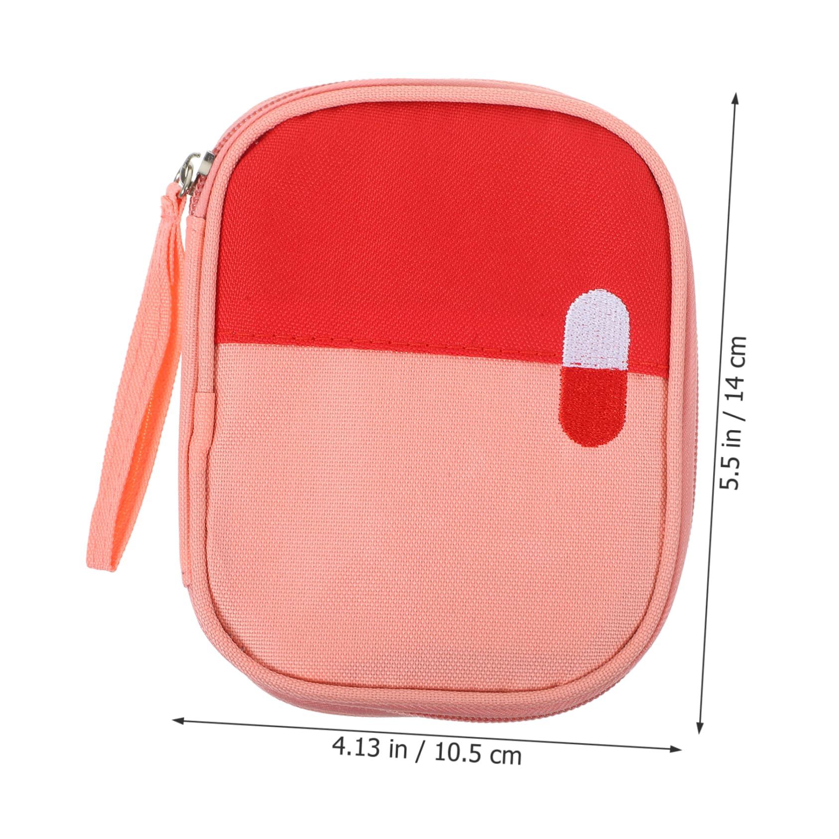 BESTYASH Compact Travel First Aid Bag Portable Medicine Container for Home Camping Daily Use Stylish Pouch for Easy Organization for Outdoor Activities