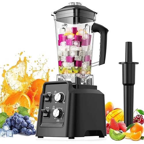 Blenders Kitchen, Blender Smoothies, Smoothie Blender, Large Capacity, Professional Countertop Blenders With Timer, Adjustable Speeds, BPA Free