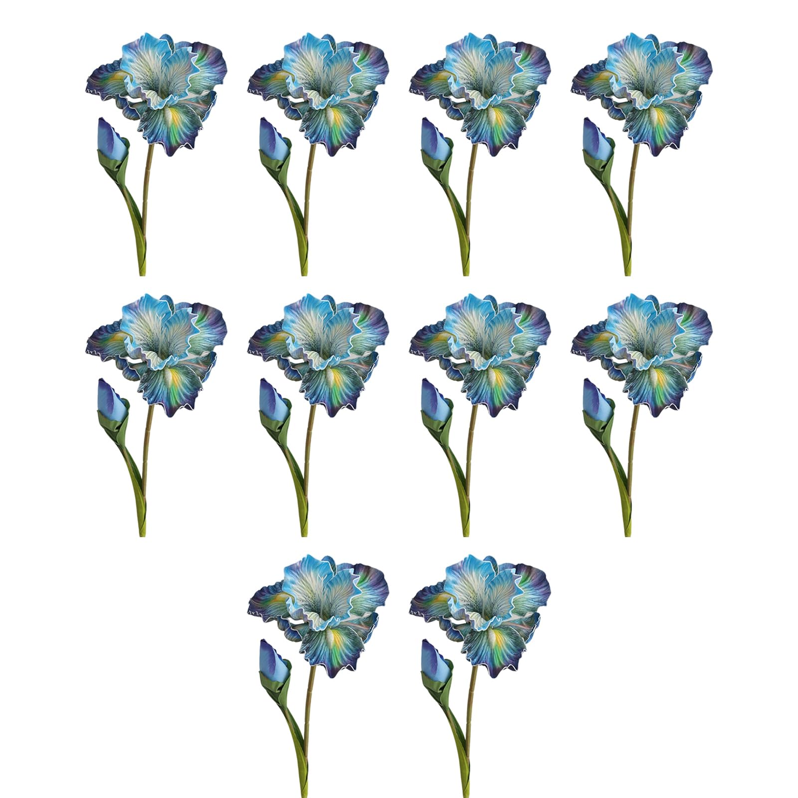Jazuaiao 10Pieces Realistic Artificial Flower for Home Decoration Wedding Decoration 17.7Inch High Flower Arrangement Bouquets Wedding Christmas