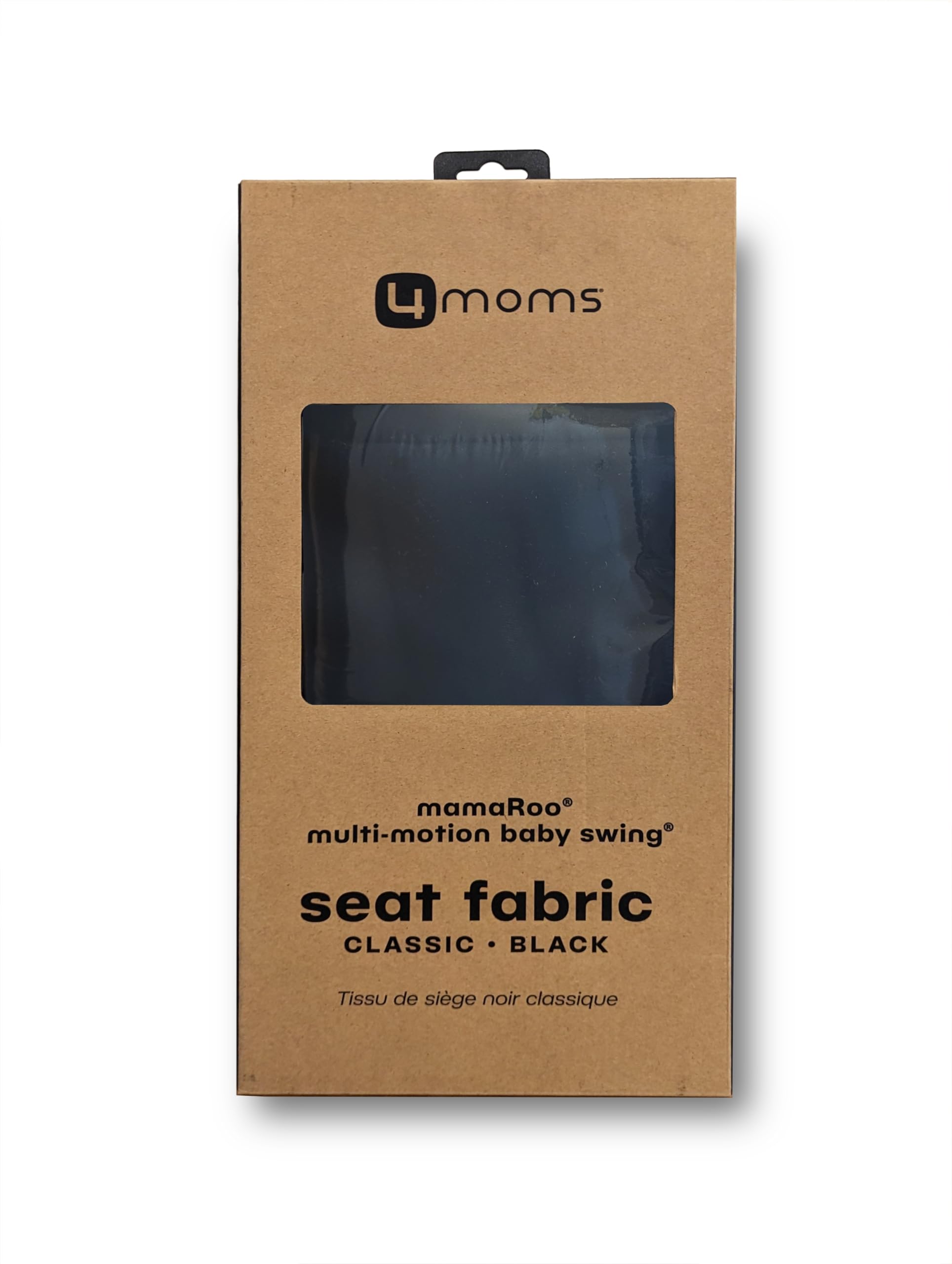 4momsExtra Seat Fabric, MamaRoo Baby Swing, Model 1046, Black Classic