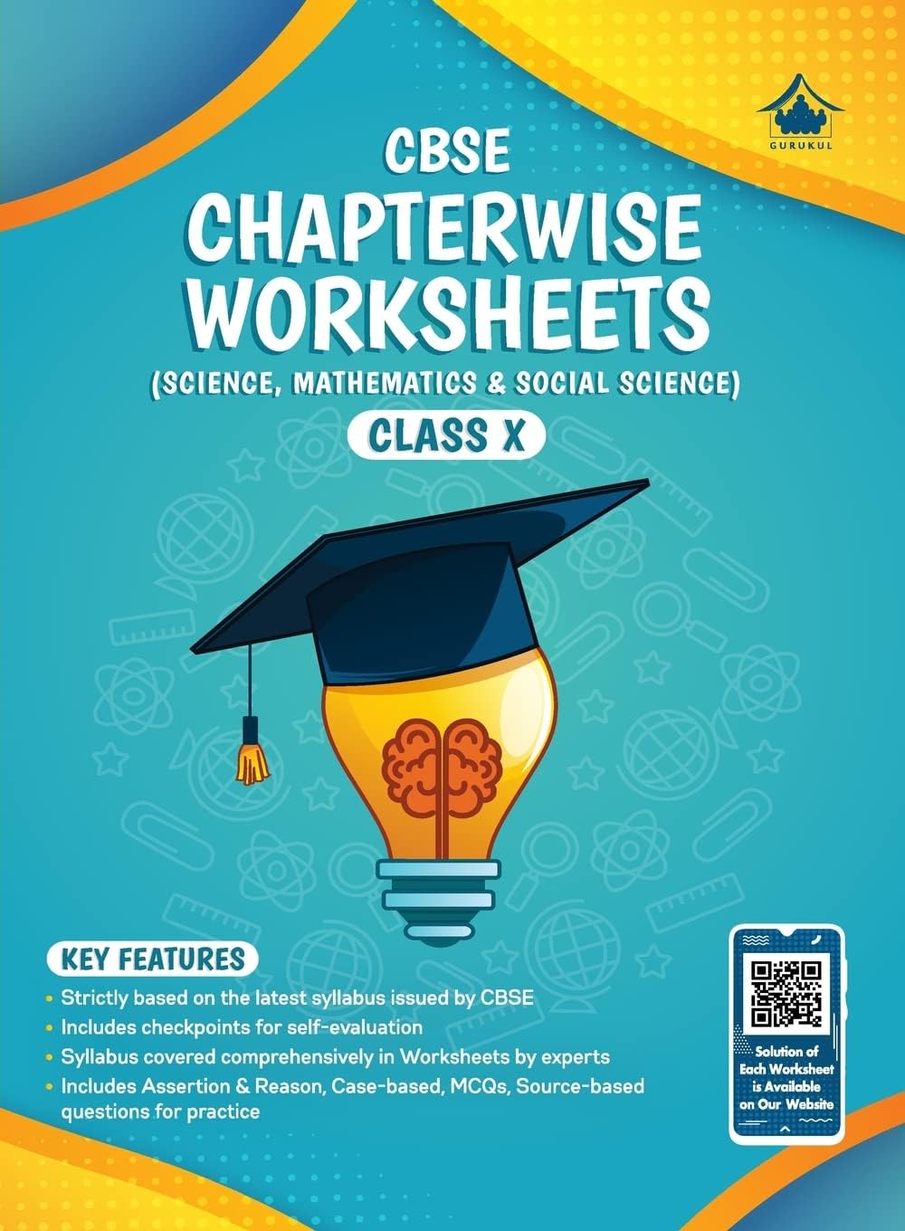 Chapterwise Worksheets for CBSE Class 10 - Practice Book of (Science, Maths, Social Science) - With Checkpoints, MCQs, Source & Case Based Questions Paperback – 22 July 2021