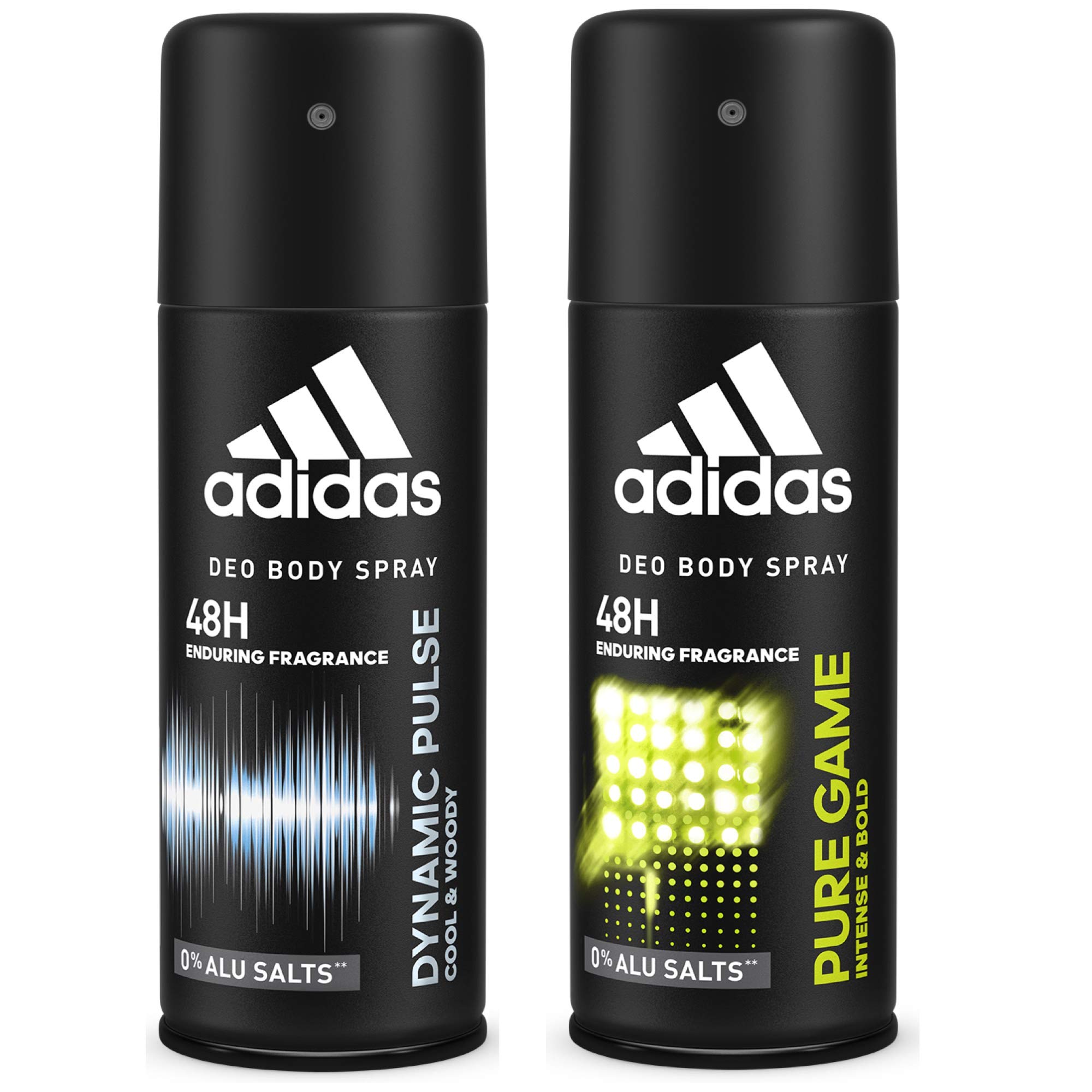 Adidas Dynamic Pulse And Pure Game Deodorant Body Spray Combo