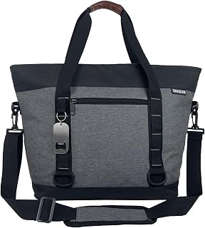 Insulated Cooler Bag, Large Insulated Bag, Reusable Shopping Bags, Leakproof Soft Cooler with BagsBottle Opener, Suitable for Supermarket Shopping, Travel,Beach,Family Picnic,Camping