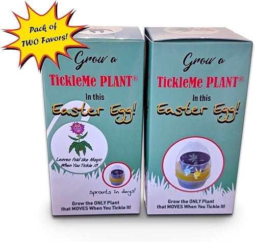 Miniatura 6 de TickleMe Plant Kit de cultivo de huevos de Pascua (2) y 2 paquetes de semillas adicionales, eclosiona y cultiva tus propias plantas TickleMe con
