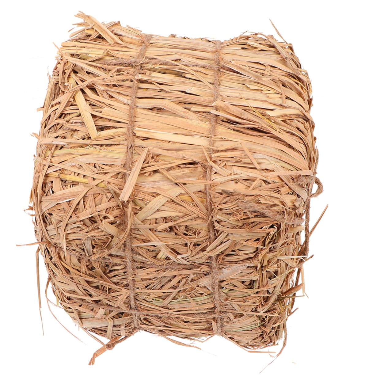 SHINEOFI Modèle de Meule de Foin Décorative en Paille Naturelle pour Jardin, Accessoire Artificiel Frais pour Décoration Extérieure de Mariage en Automne
