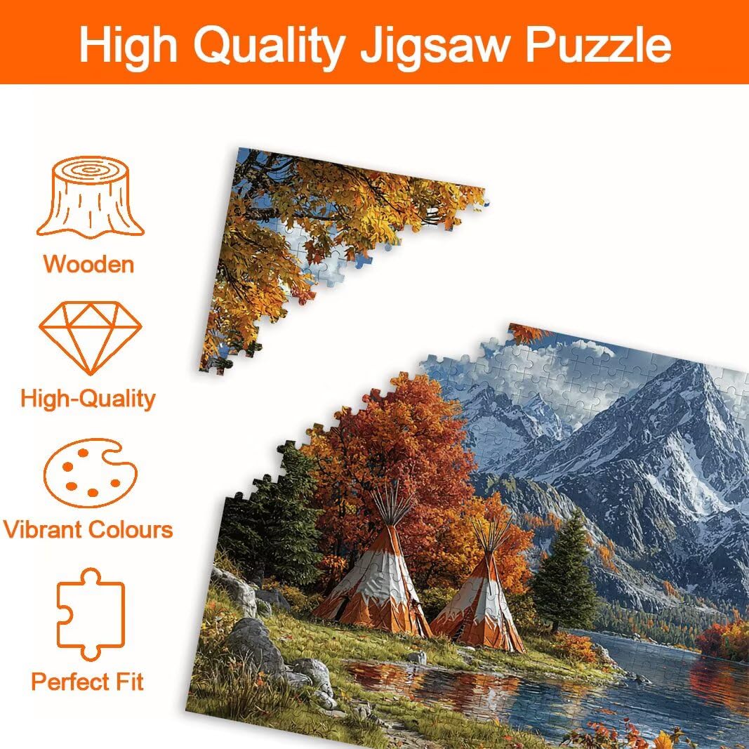 Puzzle Landschaft, Puzzle 1000 Teile Erwachsene, Klassische Puzzles -8959