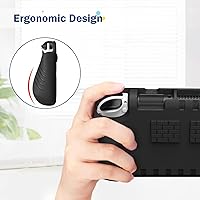 Vista 3 de Fintie Kids Case for Nintendo Switch OLED Model 2021 with Game Card Slots - [Kids Friendly] Ultralight Shockproof Protective Cover, Ergonomic Grip