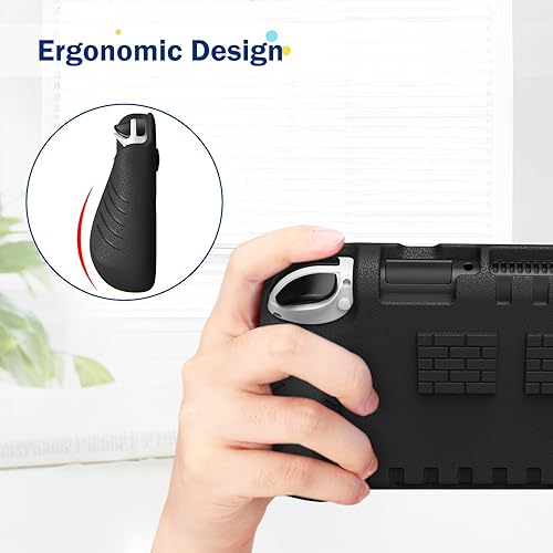 Miniatura 3 de Fintie Kids Case for Nintendo Switch OLED Model 2021 with Game Card Slots - Kids Friendly Ultralight Shockproof Protective Cover, Ergonomic Grip