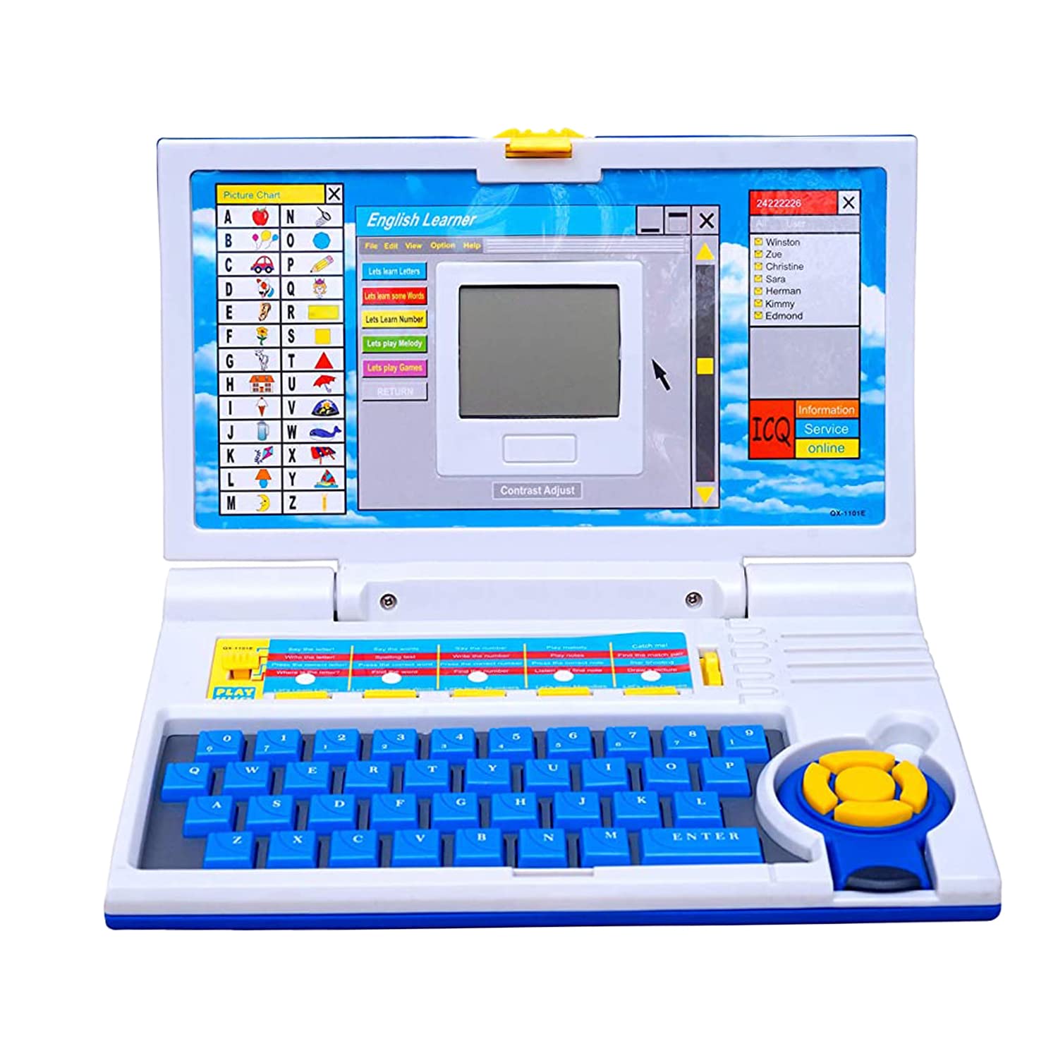 OANGO Laptop for Kids Activities & Games Fun Laptop Computer Toy for Kids ABC Learning Computer for 3+ Year Old Boys Girls, Learning Toy for Kids (Multicolor) (B09FQ7ZWXQ) Amazon Price History, Amazon Price Tracker