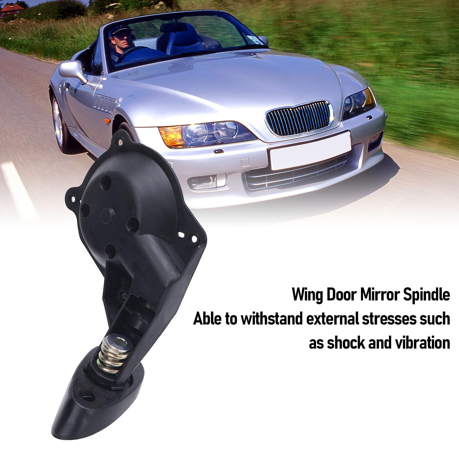 Walfront Lusterko Wsteczne Wrzeciono, Metal ABS (Driver Side: 39001578)