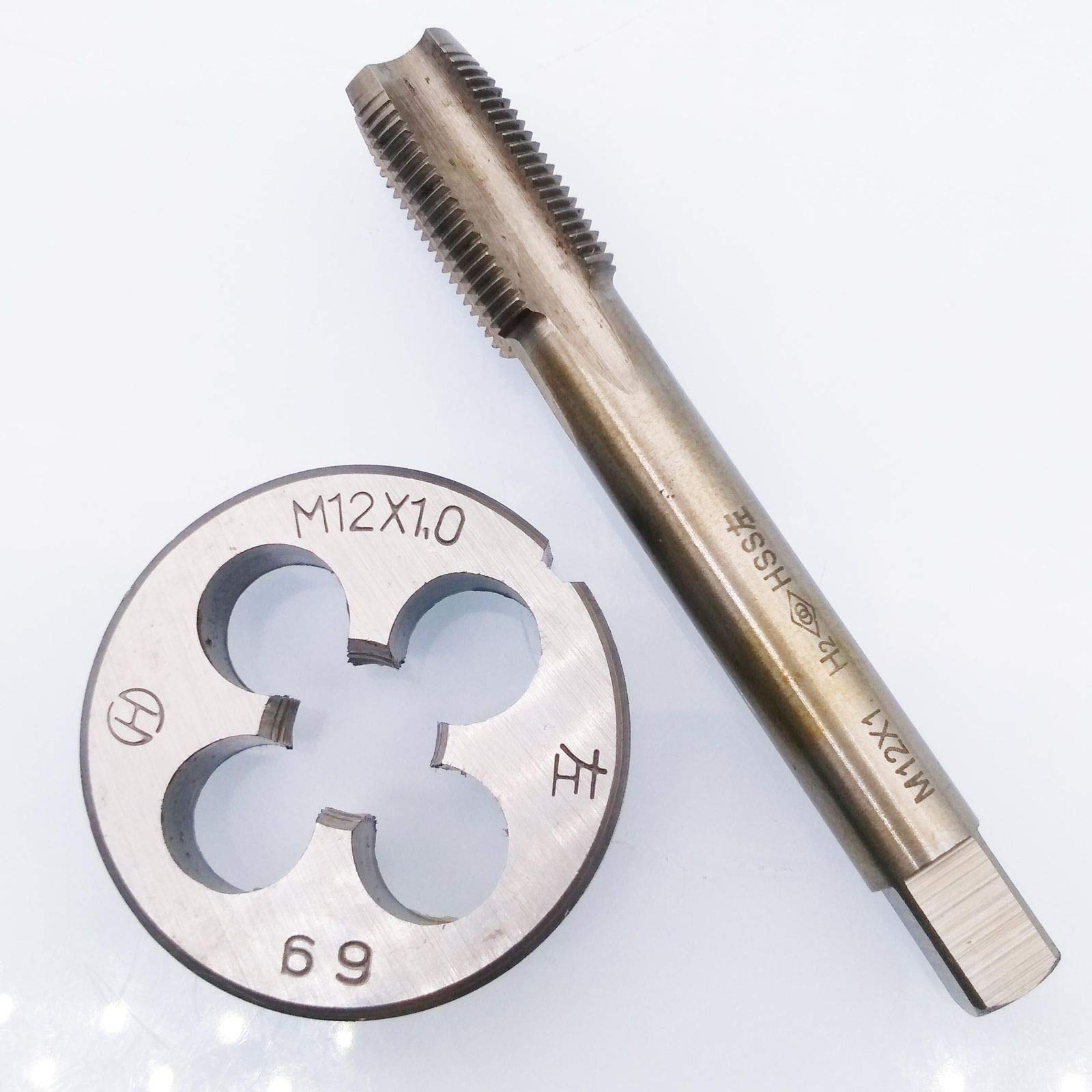 HSS M12 x 1mm Tap and M12 x 1.0mm Die Metric Thread Left Hand — Amazon image 4