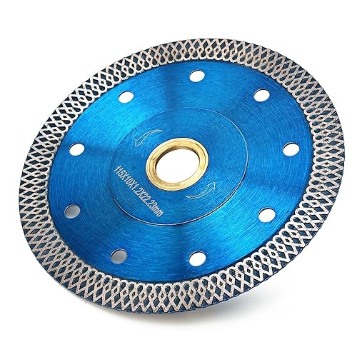Miniatura 8 de Hoja de sierra de azulejos de 5 piezaslote de 4.5 pulgadas, hoja de diamante súper fina, hoja de corte de porcelana para azulejos de porcelana de