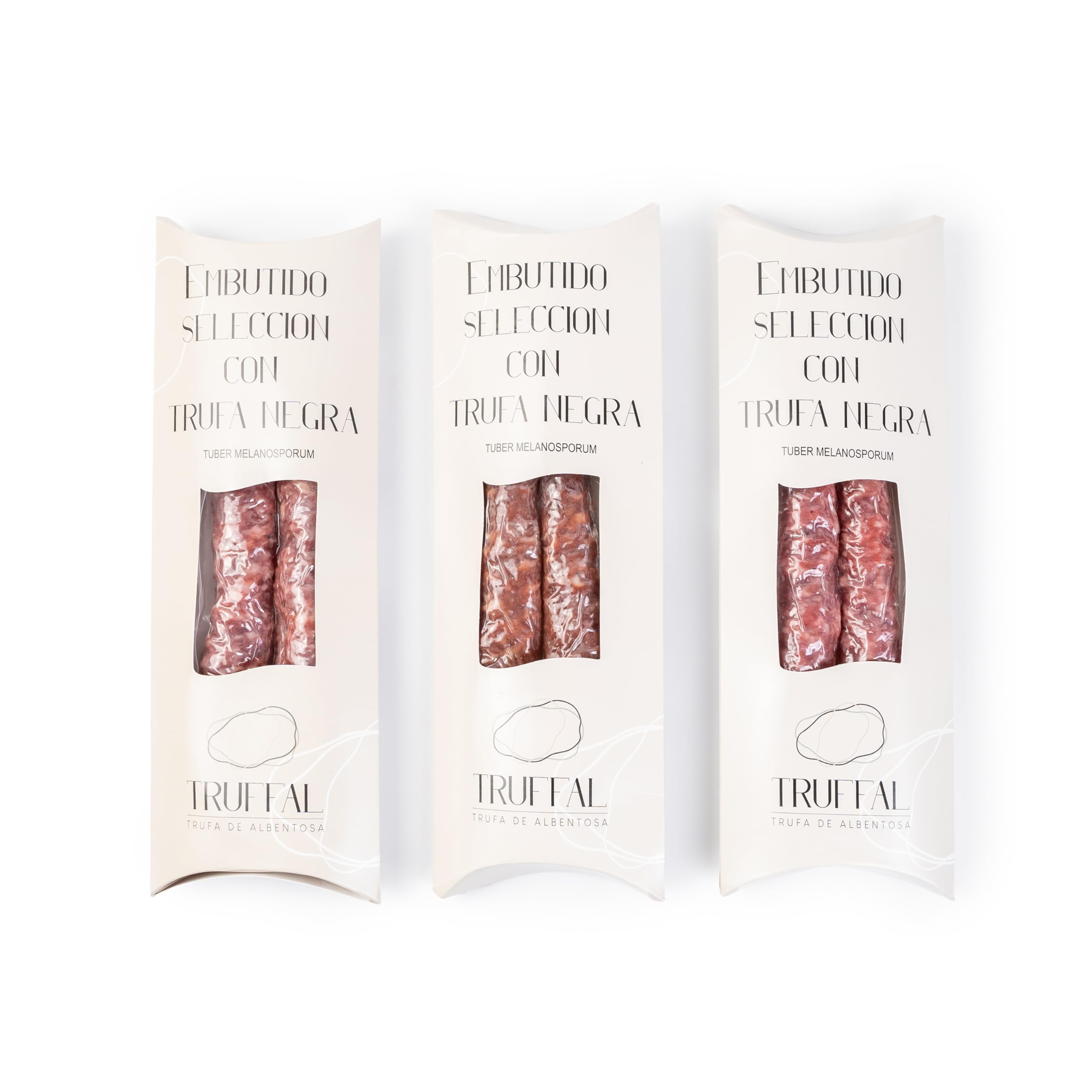 Longaniza de Aragon con Trufa Negra de Teruel, Tuber Melanosporum, 3 piezas.