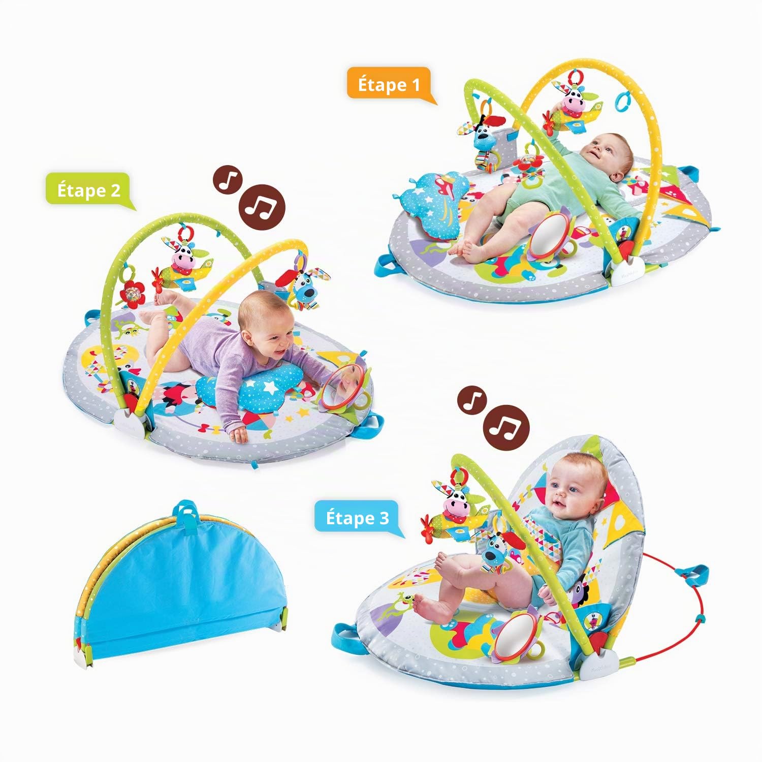 Yookidoo - Gymotion Lay To Sit-Up Play (YO40145)