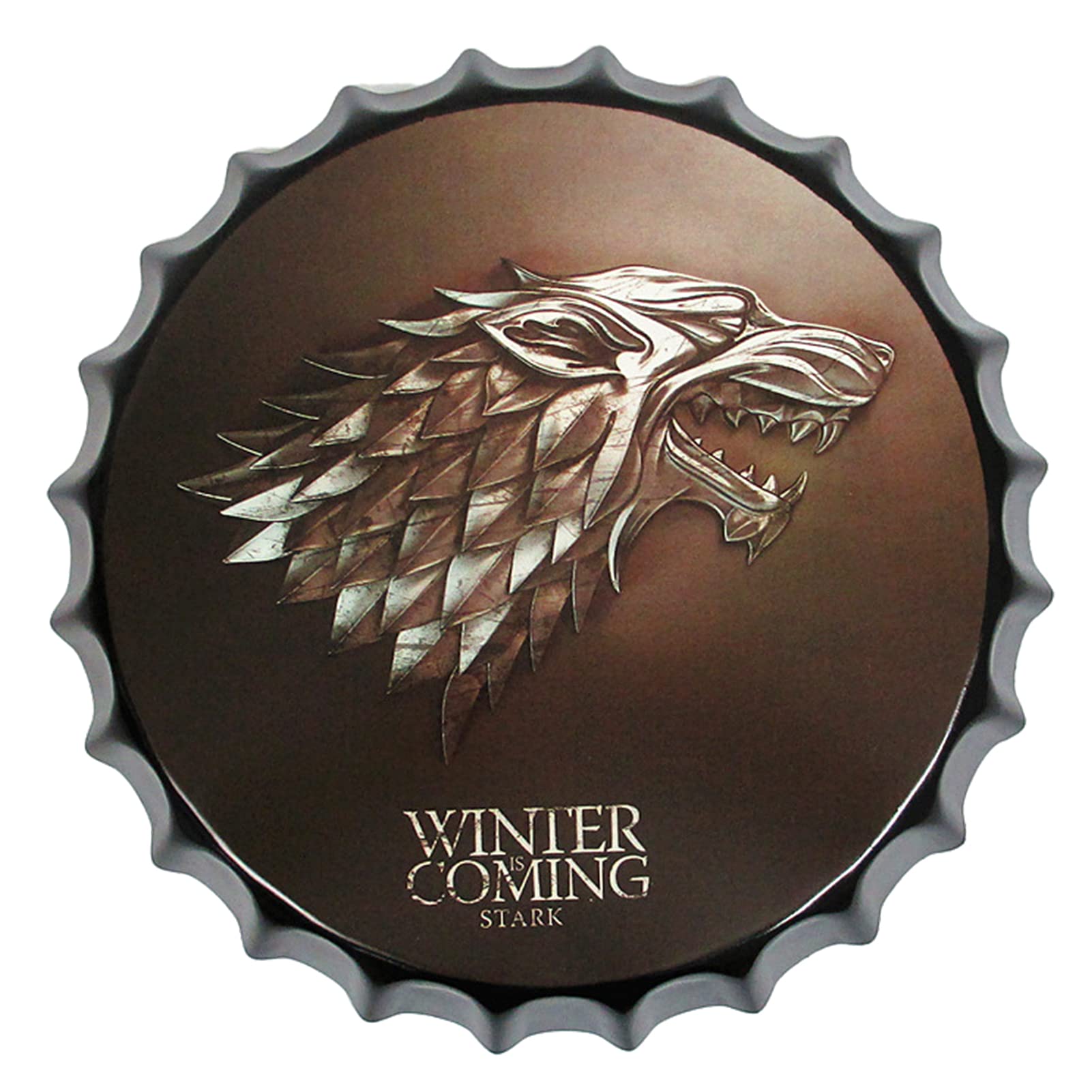 Metal Wall Art Sculpture Decorative Creative Retro Beer Bottle Cap Decorative, Metal Tin Sign Beer, Cafe Bar Decoration Plates Wall Art Plaque Vintage Home Decor (Color : C)